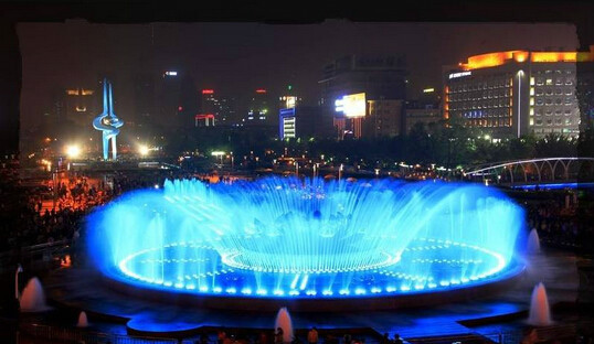 广场音乐喷泉