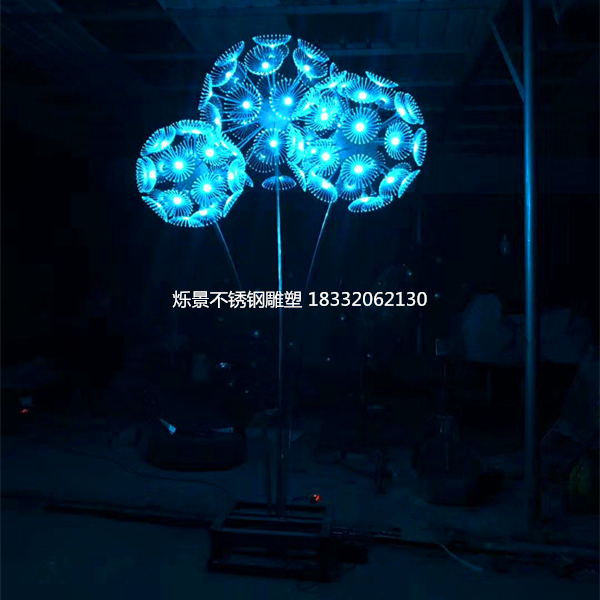 户外发光蒲公英灯1