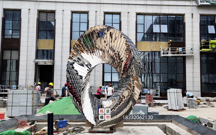 酒店莫比乌斯环雕塑，河北烁景雕塑制作